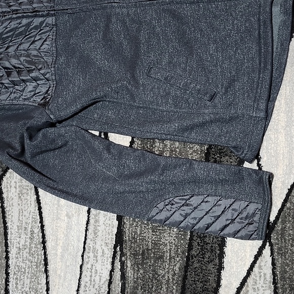 VINTAGE BKE BLACK FITTED QUILTED ACCENTS FULL-ZIP LIGHT-WEIGHT JACKET LARGE - Picture 4 of 16